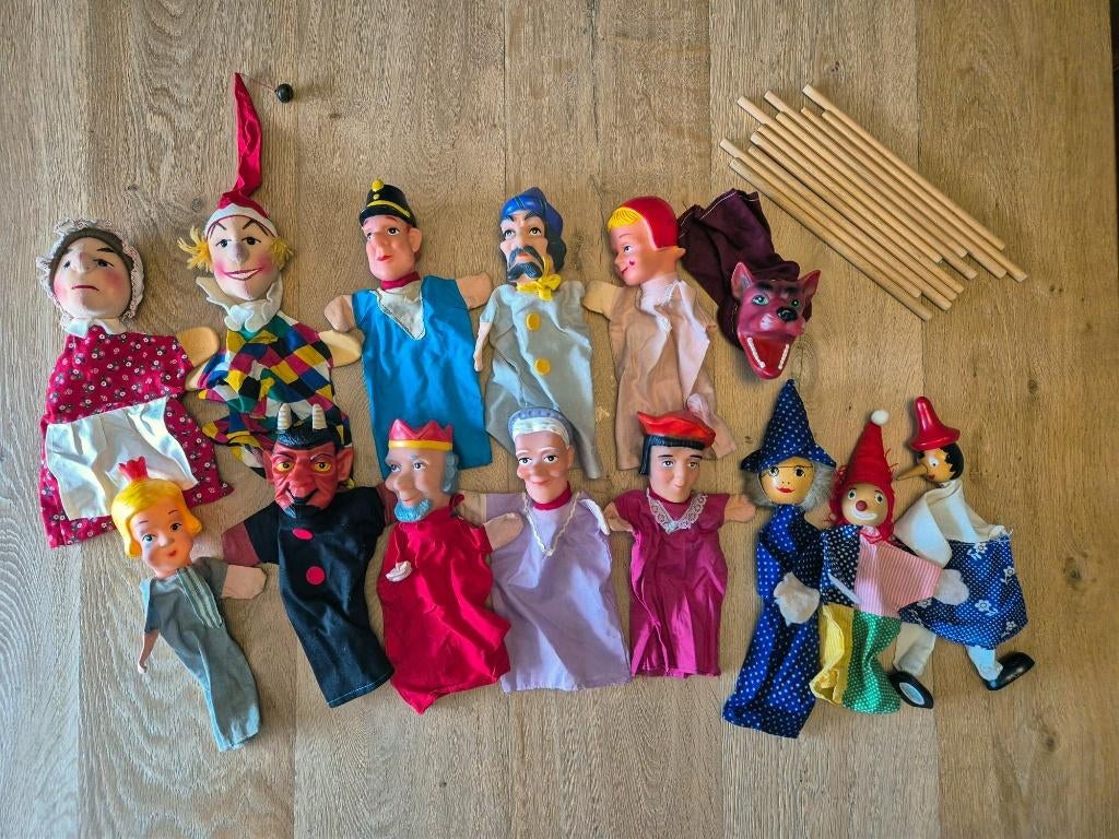 Poppenkastpoppen, Ophalen of Verzenden, Gebruikt, Overige typen