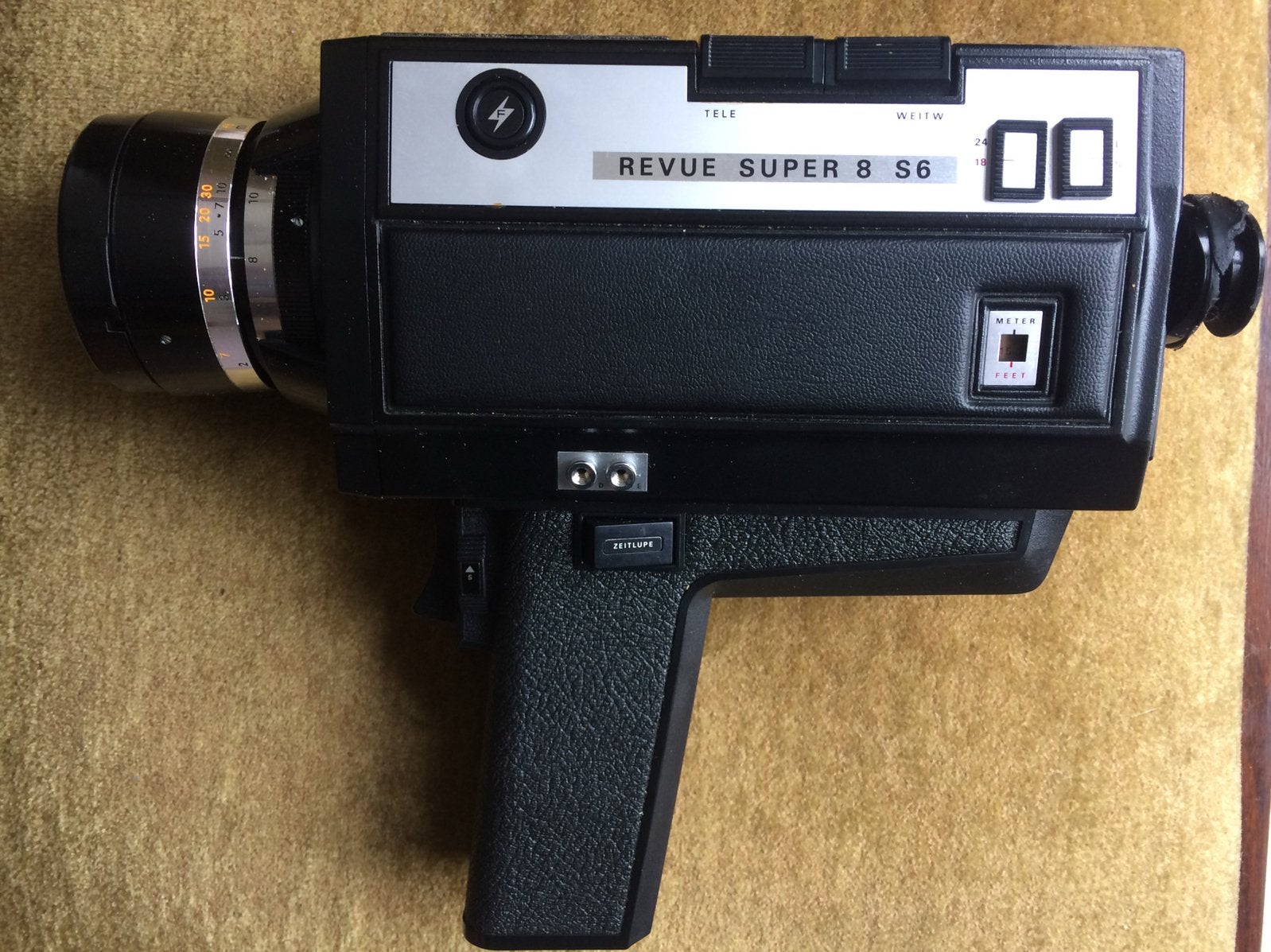 Vintage filmcamera Revue, Ophalen of Verzenden, 8mm
