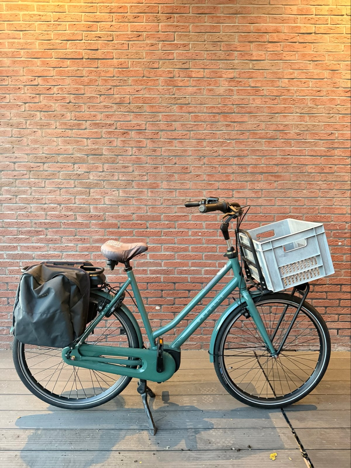 Gazelle elektrische fiets met Bosch Active Line Plus, Ophalen, Zo goed als nieuw, 51 tot 55 cm, 50 km per accu of meer