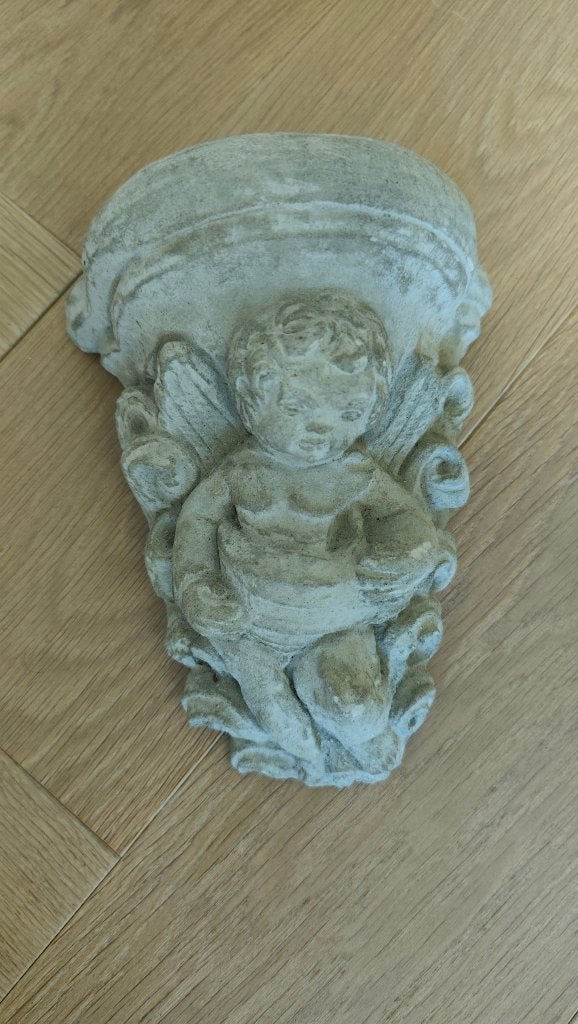 Ornament met engel, Ophalen of Verzenden