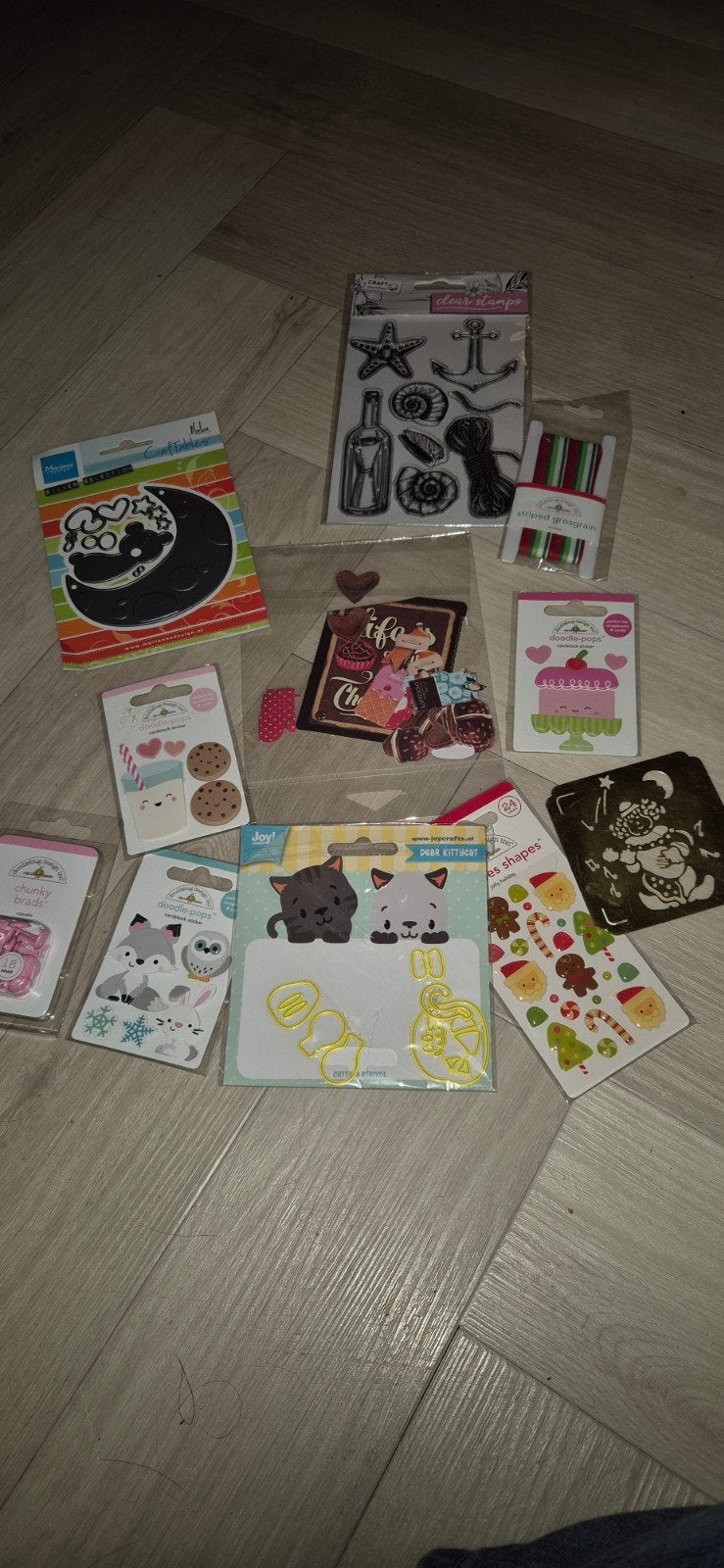 Diverse knutselmaterialen: stempels, stickers en meer, Overige thema's, Nieuw, Meerkleurig, Ophalen of Verzenden