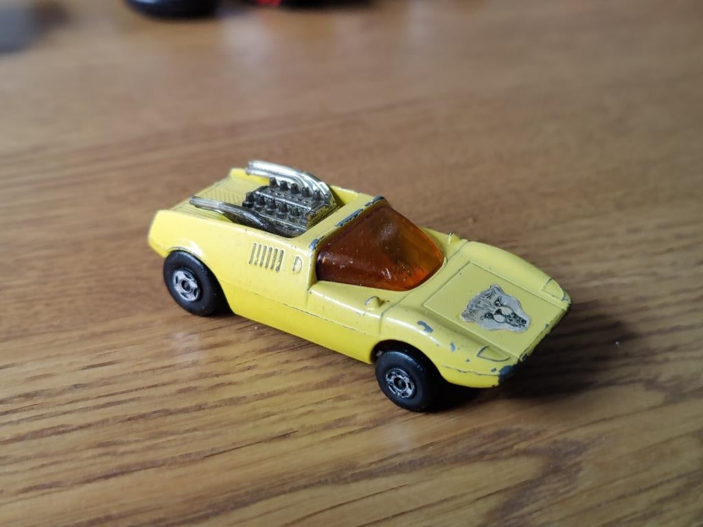 Matchbox Mod Rod GEEL Superfast no 1, Ophalen of Verzenden, Zo goed als nieuw, Auto
