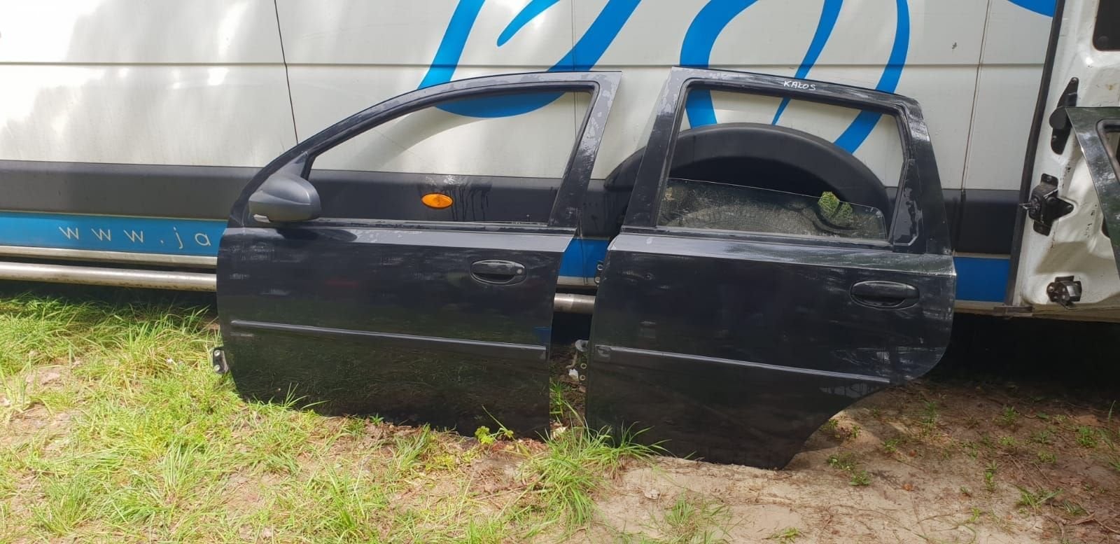 CHEVROLET KALOS PORTIEREN LV+LA MODEL 2004, Gebruikt, -, Deur, -