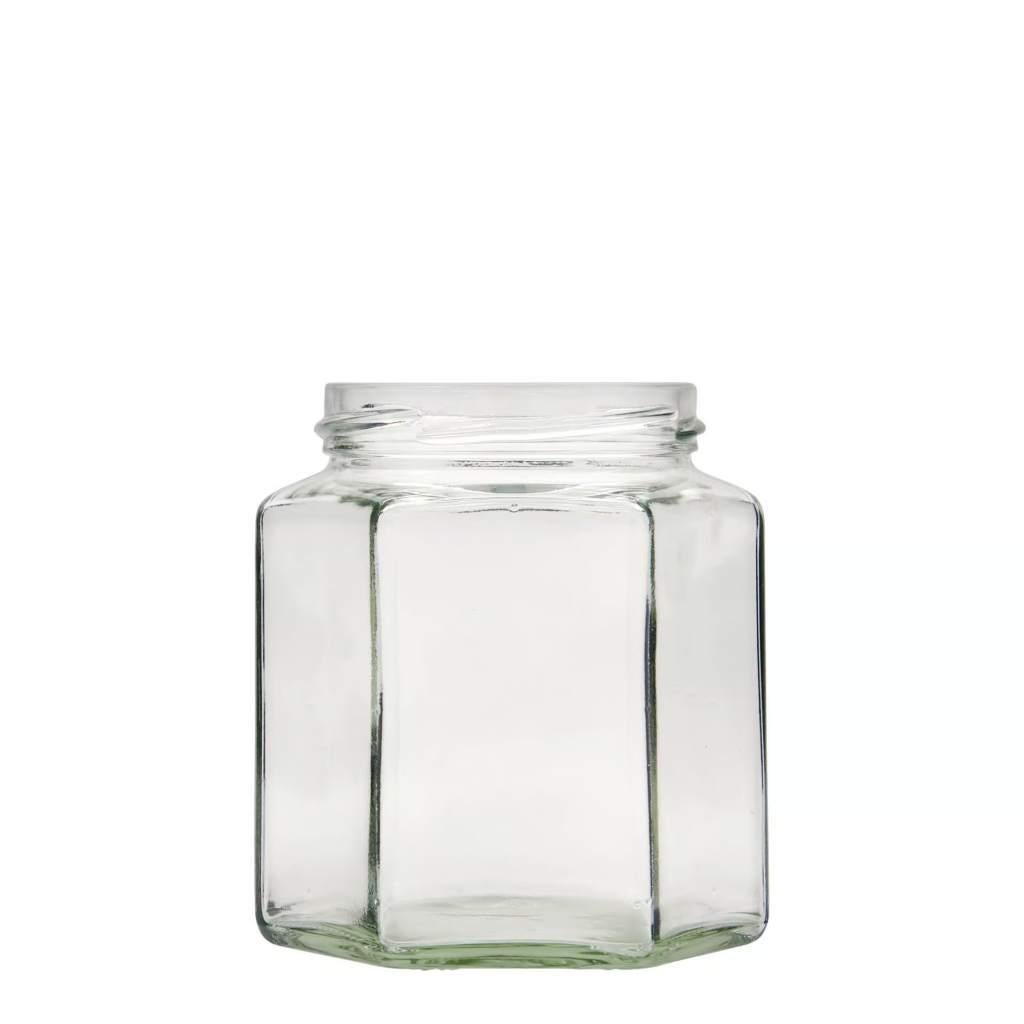 Partij glazen (jam/honing) potten (totaal 3164 stuks), Ophalen, Nieuw, Glas, Pot, Bus of Blik