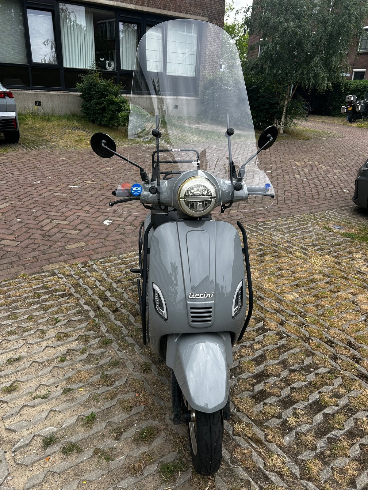Grijze Berini Napoli II Snorscooter (2020) – 8.401 km, Gebruikt, Benzine, Ophalen, Overige merken