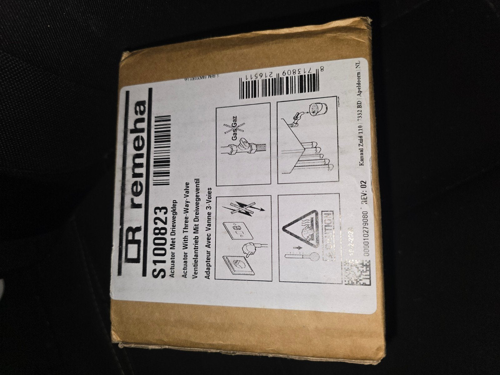 Remeha S100823 Actuator met Driewegklep - Nieuw, Doe-het-zelf en Verbouw, Ophalen of Verzenden, Nieuw, Overige typen