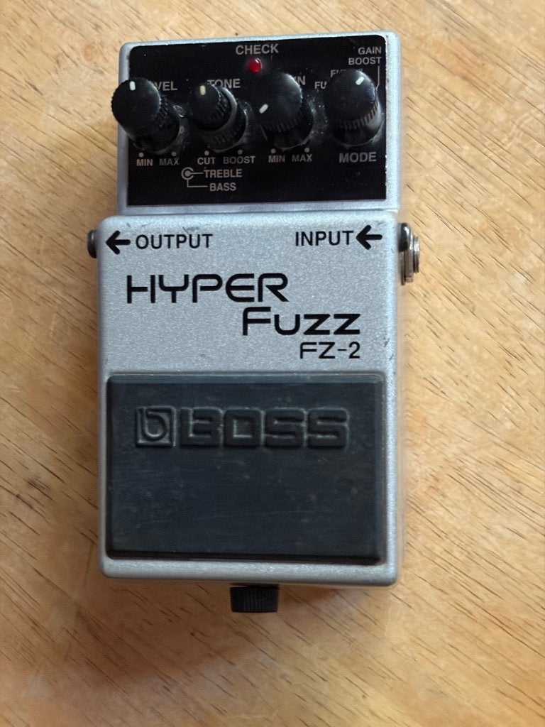 Boss FZ-2 Hyper Fuzz (Silverlabel), Muziek en Instrumenten, Effecten, Ophalen, Gebruikt, Distortion, Overdrive of Fuzz