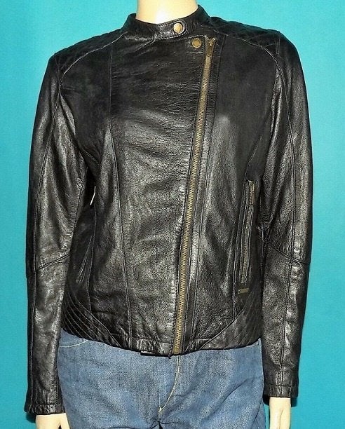 Pepe Jeans - zwart schaapsleren jasje, Zwart, Ophalen of Verzenden, Zo goed als nieuw, Maat 34 (XS) of kleiner