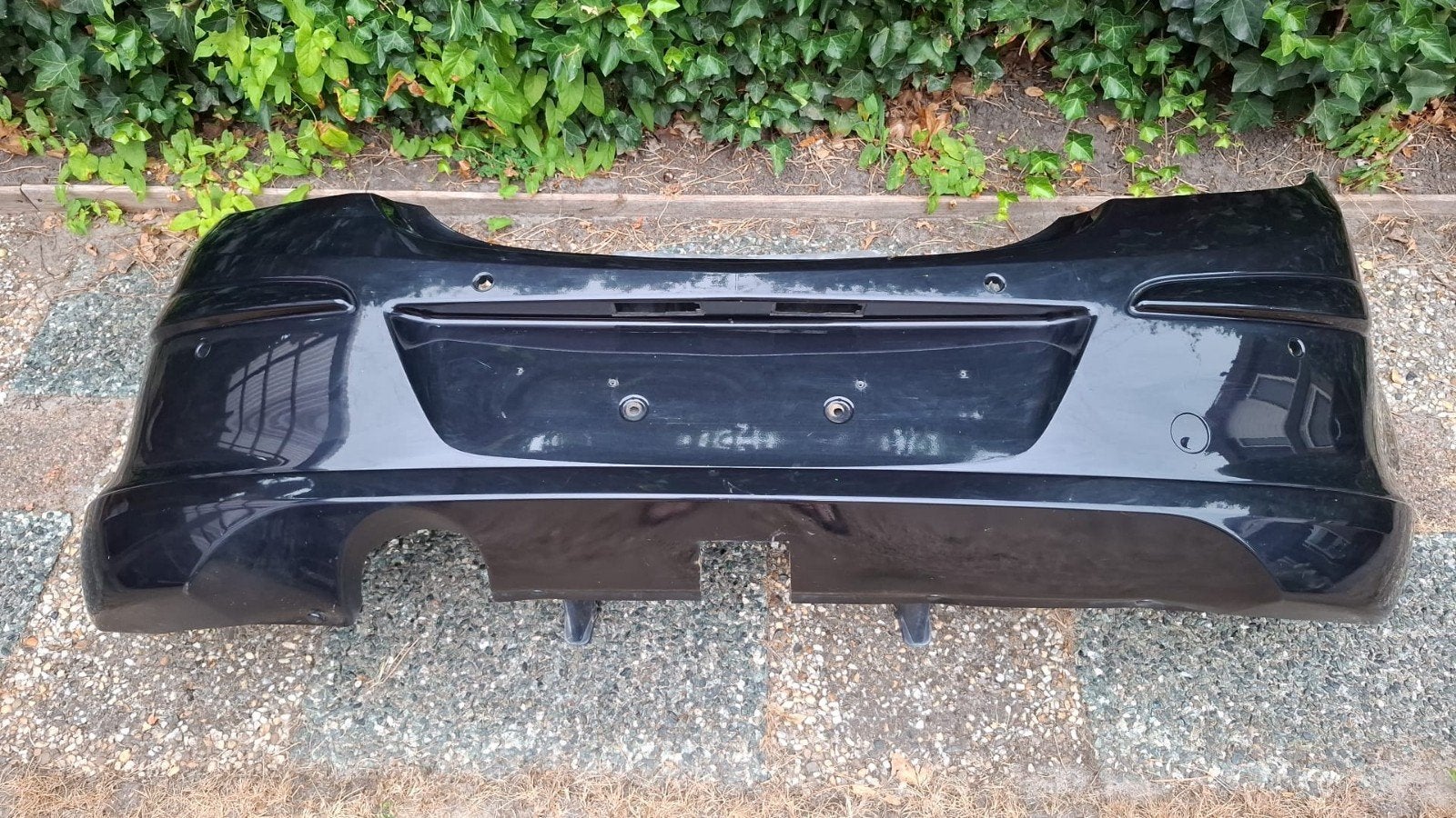Achterbumper Opel Corsa D + achterbumperspoiler, Auto-onderdelen, Carrosserie en Plaatwerk, Ophalen
