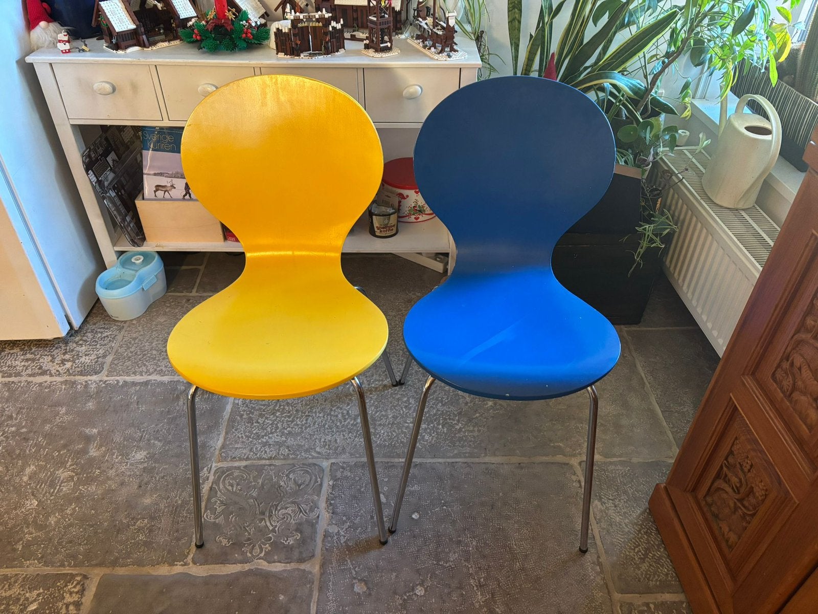 4 Tijdloze Vlinderstoelen in Diverse Kleuren, Ophalen of Verzenden