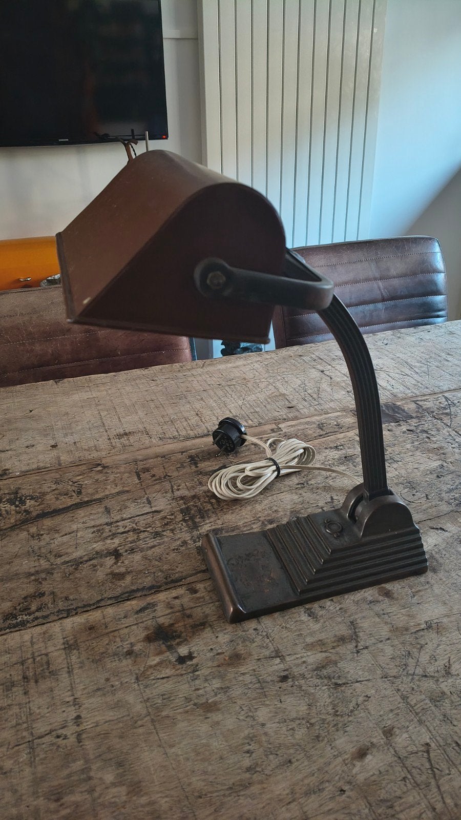 Horax notarislamp / bankierslamp, Antiek en Kunst, Antiek | Lampen, Ophalen