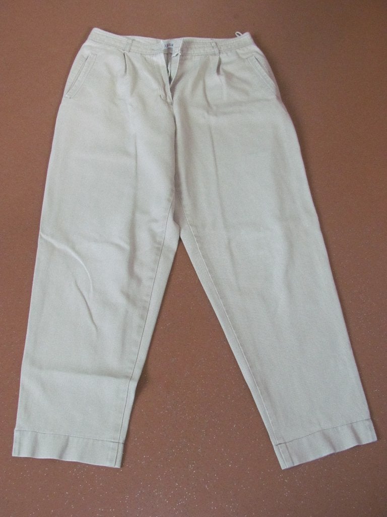 Bianca lange broek maat 40 katoen, Maat 38/40 (M), Bianca, Beige, Ophalen of Verzenden