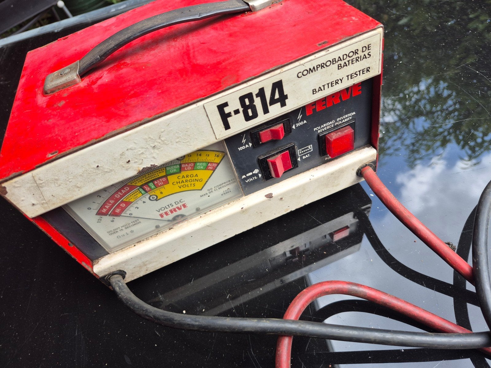 Ferve F-814 Accutester - Vintage en Functioneel, Ophalen of Verzenden, Gebruikt