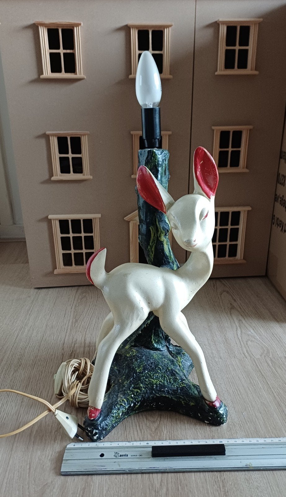 Vintage Bambi Herten Lamp - Jaren '50/'60, Ophalen of Verzenden, Gebruikt, Vintage, Retro, Jaren '50, Jaren '60