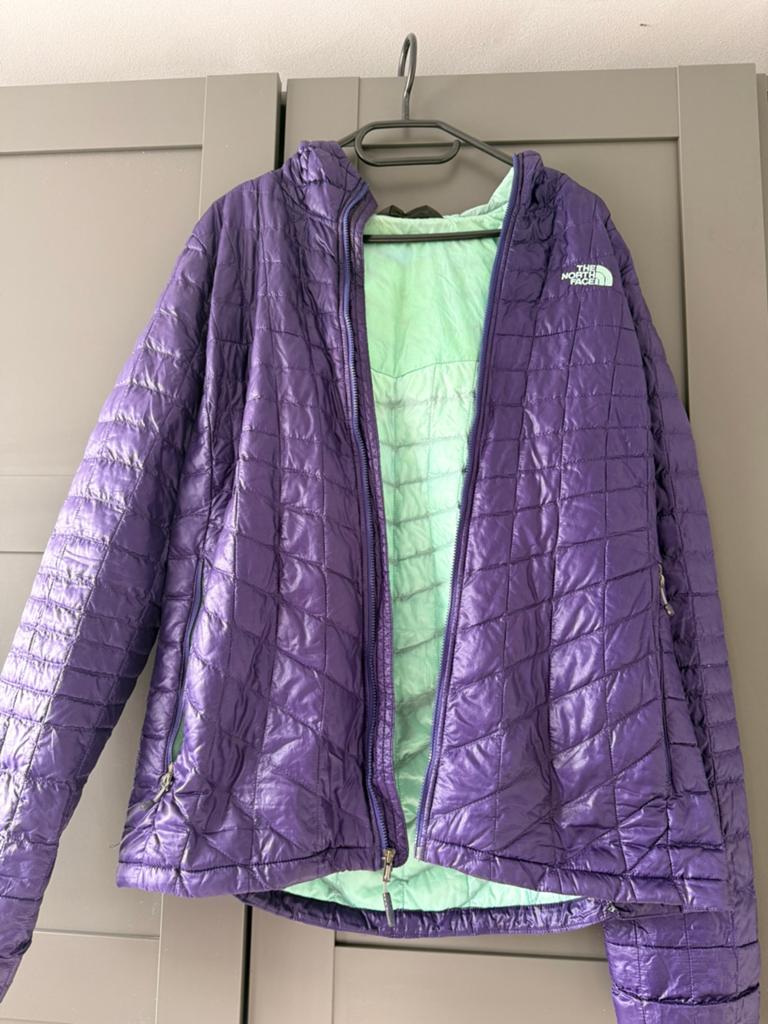 The North Face  Hooded Jacket -Dames -Maat L-Paars/Mintgroen, Ophalen of Verzenden, Zo goed als nieuw, Maat 42/44 (L), Paars