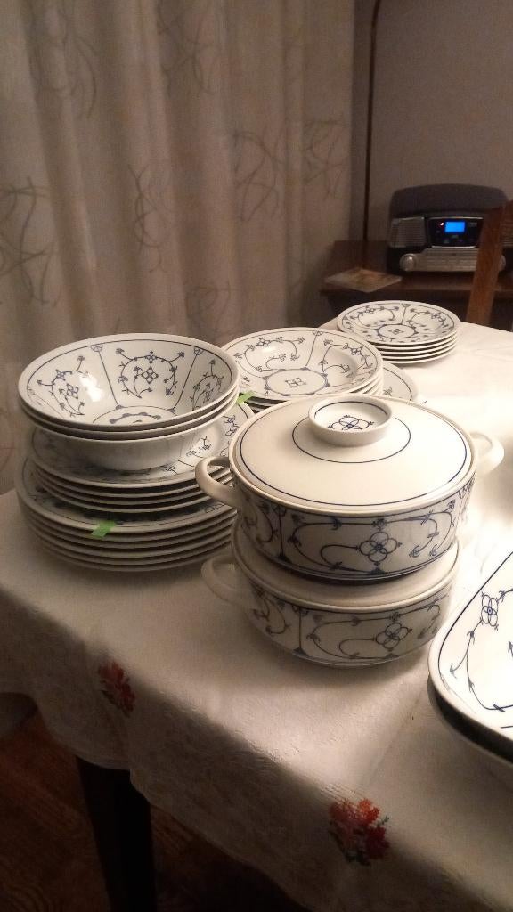 Saksisch blauw servies, Antiek en Kunst, Ophalen of Verzenden