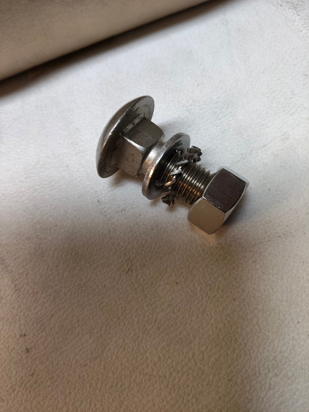 Aangeboden Partij RVS Slotbouten M16 met ring en Moer, Ophalen, Nieuw, Bouten of Moeren, Rvs