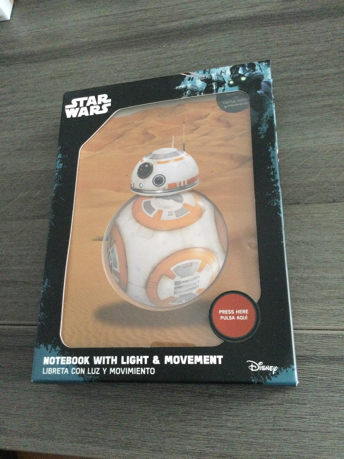 Star Wars notebook met geluid en licht, Verzamelen, Ophalen of Verzenden, Nieuw, Gebruiksvoorwerp