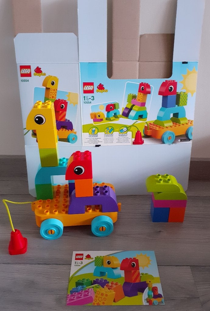 Lego Duplo Basic 10554 Toddler Build and Pull Along, Compleet, Ophalen of Verzenden, Zo goed als nieuw, Duplo