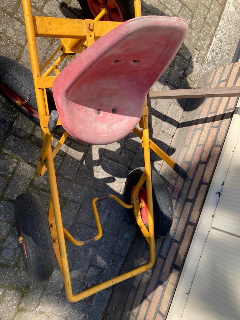 Gele mammoet skelter met rode zitting - Gebruikt, Ophalen, Gebruikt, Overige merken