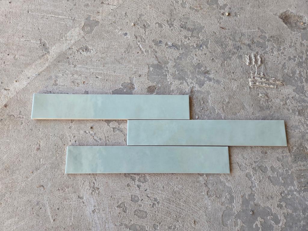 Equipe wandtegel Manacor 6,5x40 mint groen, Ophalen, Nieuw, 20 tot 40 cm, Wandtegels