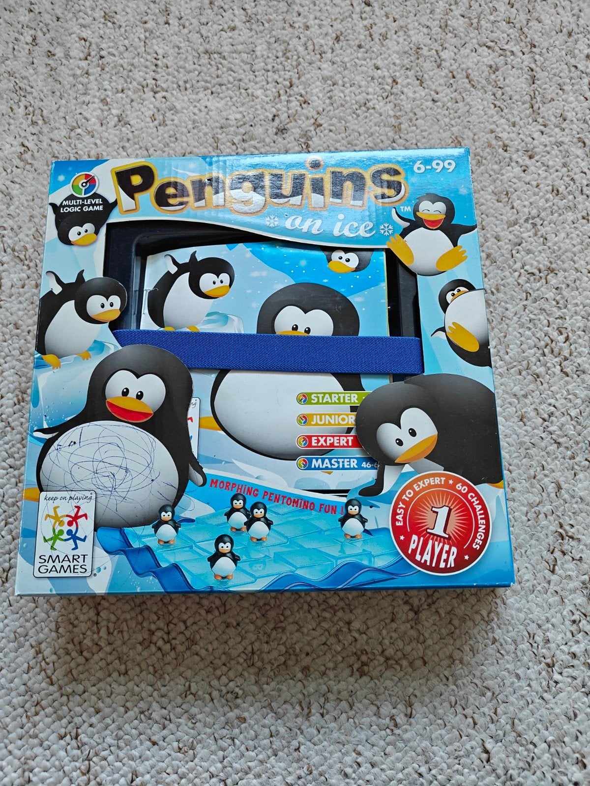 Smartgame Penguins on ice, Kinderen en Baby's, Speelgoed | Educatief en Creatief, Ophalen, Zo goed als nieuw, Puzzelen