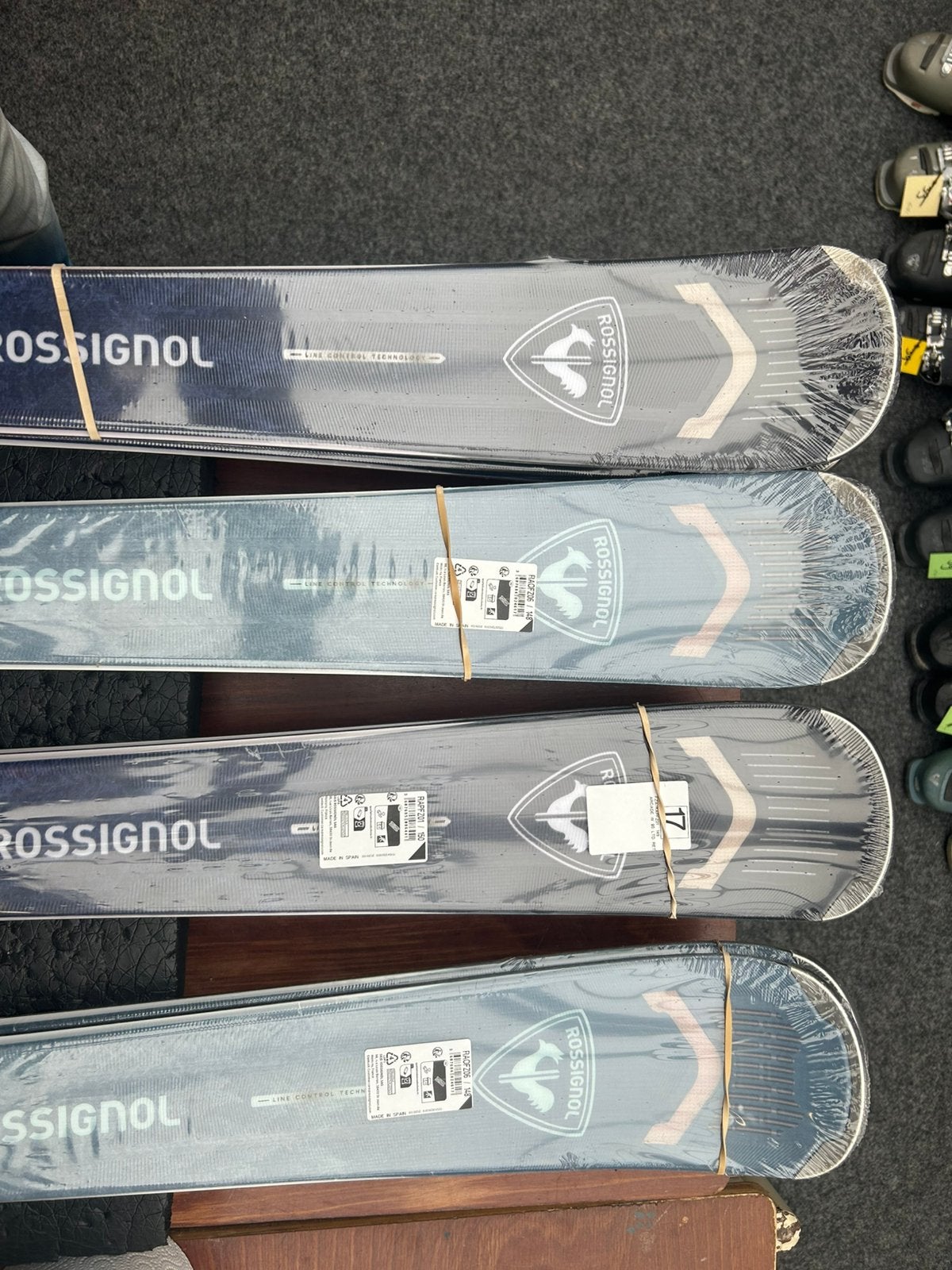 Rossignol dames ski, arcade, lengte 150, Ophalen, 140 tot 160 cm, Rossignol, Nieuw