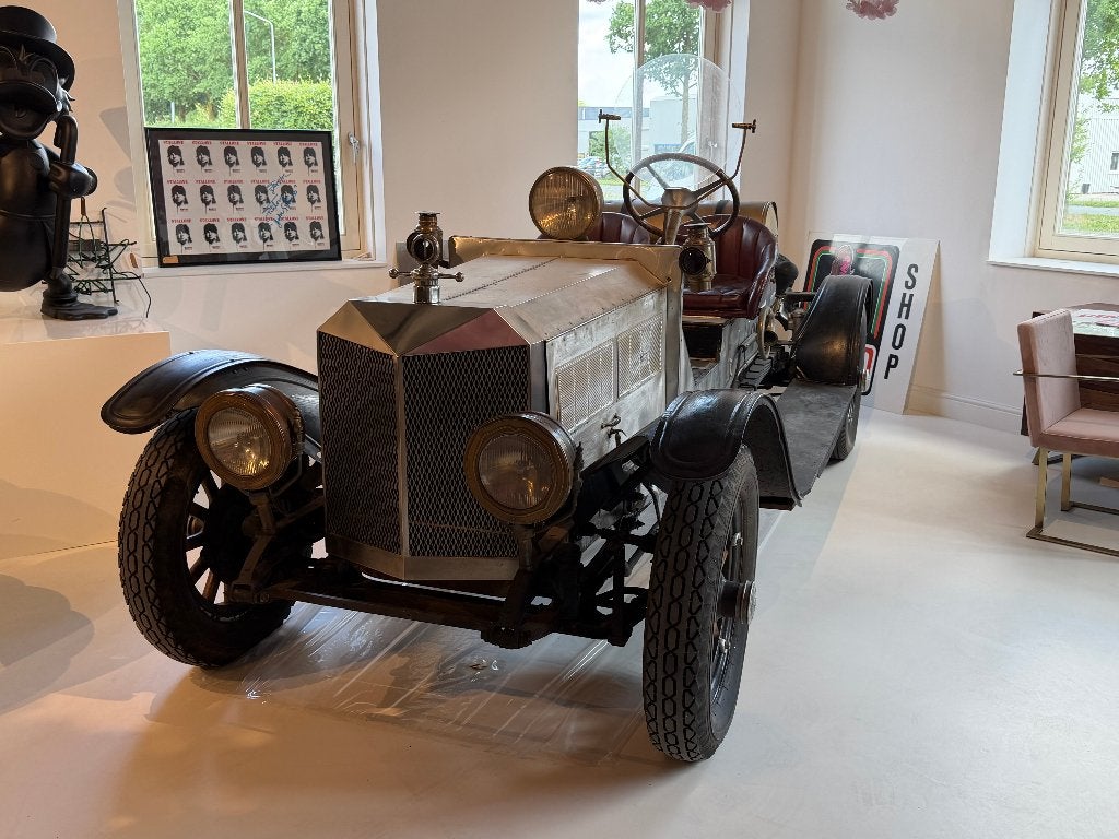 Buick model 43 race wagen, Auto's, Buick, Leder, Handgeschakeld, 2 stoelen, Zilver of Grijs