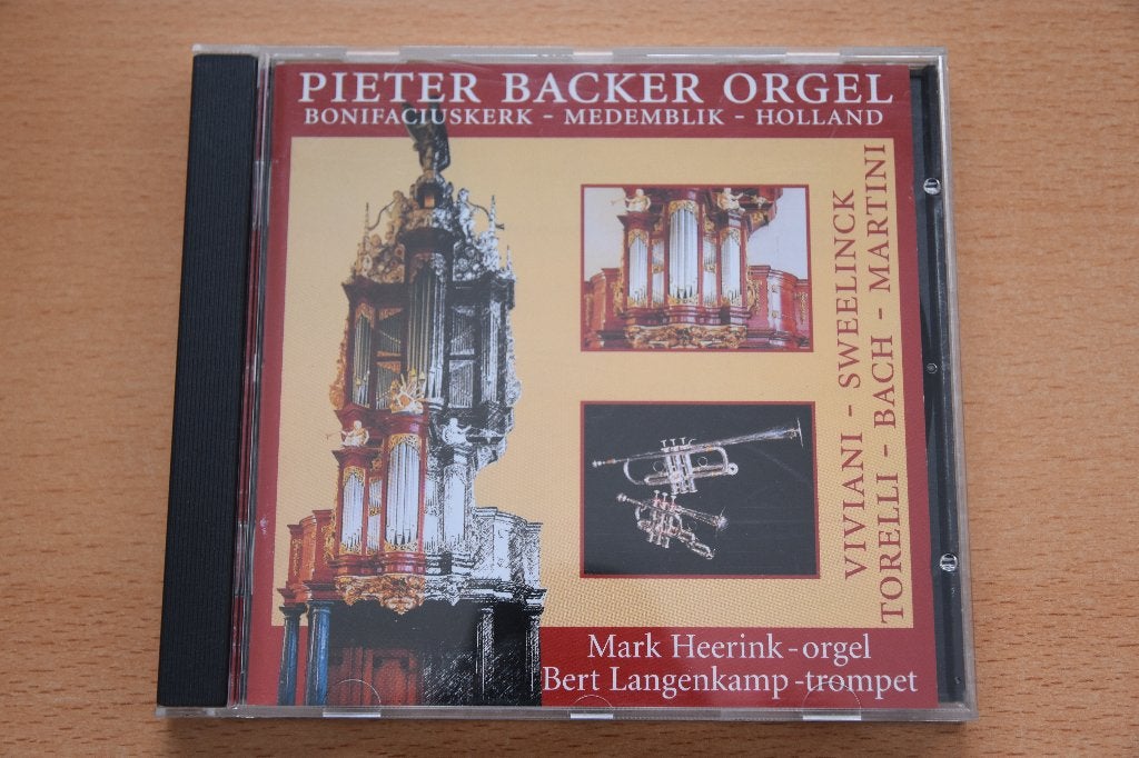 Cd Mark Heerink orgel en Bart Langenkamp trompet, Ophalen of Verzenden, Barok, Zo goed als nieuw, Overige typen