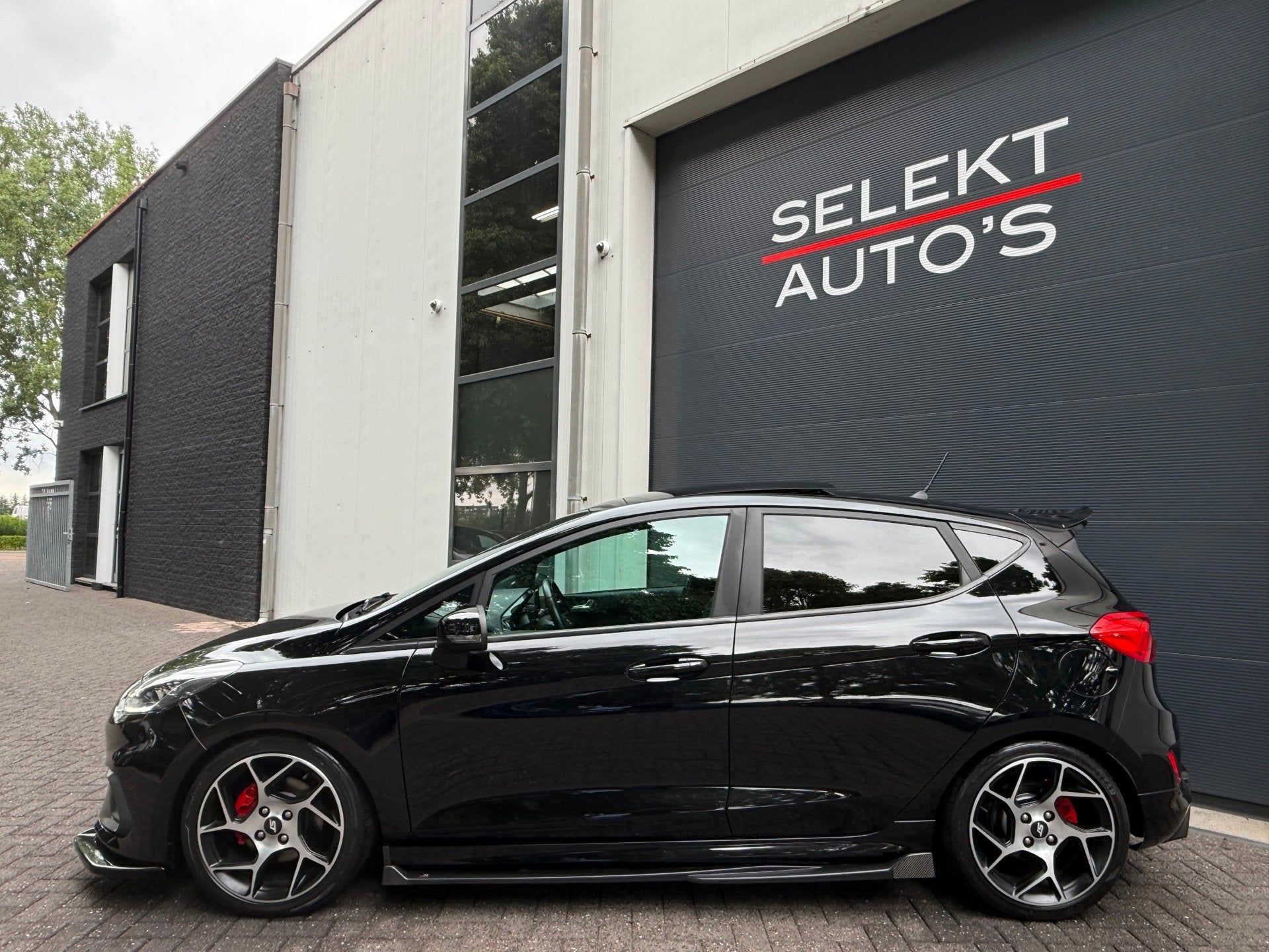 Ford Fiesta 1.5 EcoBoost ST-3 Performance 200 Pk Pano/Launch, Voorwielaandrijving, Stof, Zwart, 1188 kg