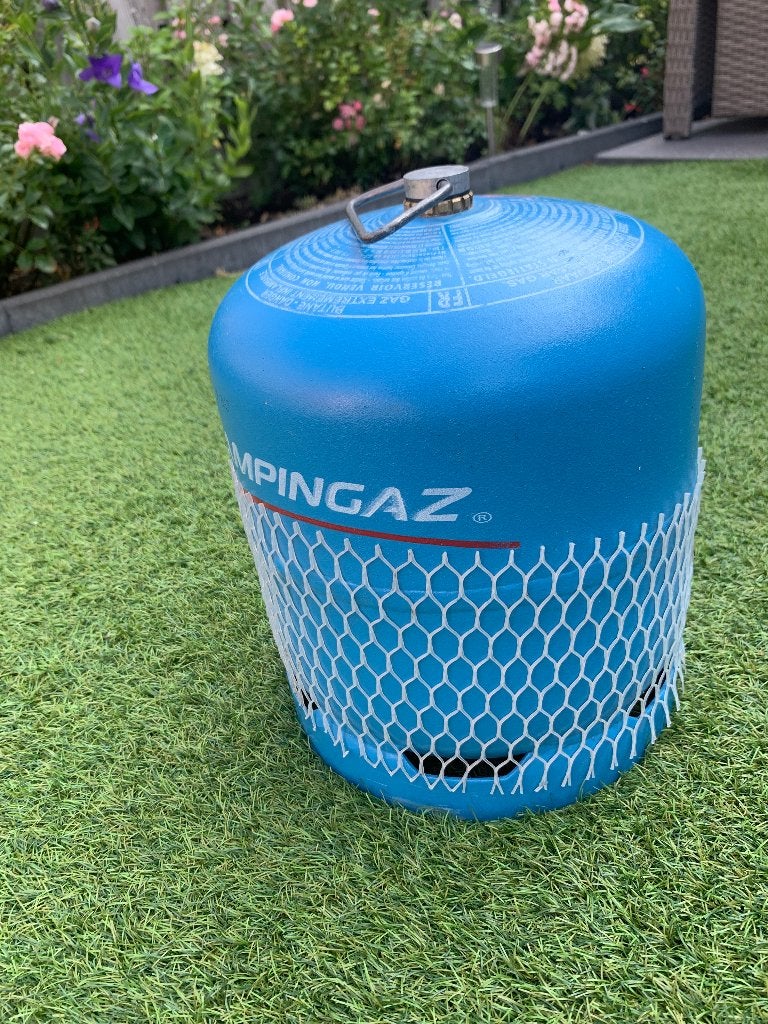 Campinggaz fles 907, Ophalen, Gebruikt