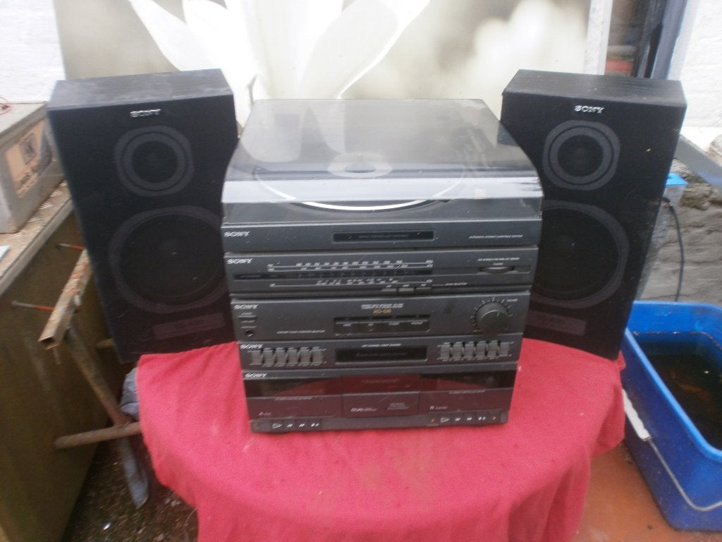 Stereotoren met een platenspeler, Audio, Tv en Foto, Ophalen, Gebruikt, Tuner of Radio, Sony