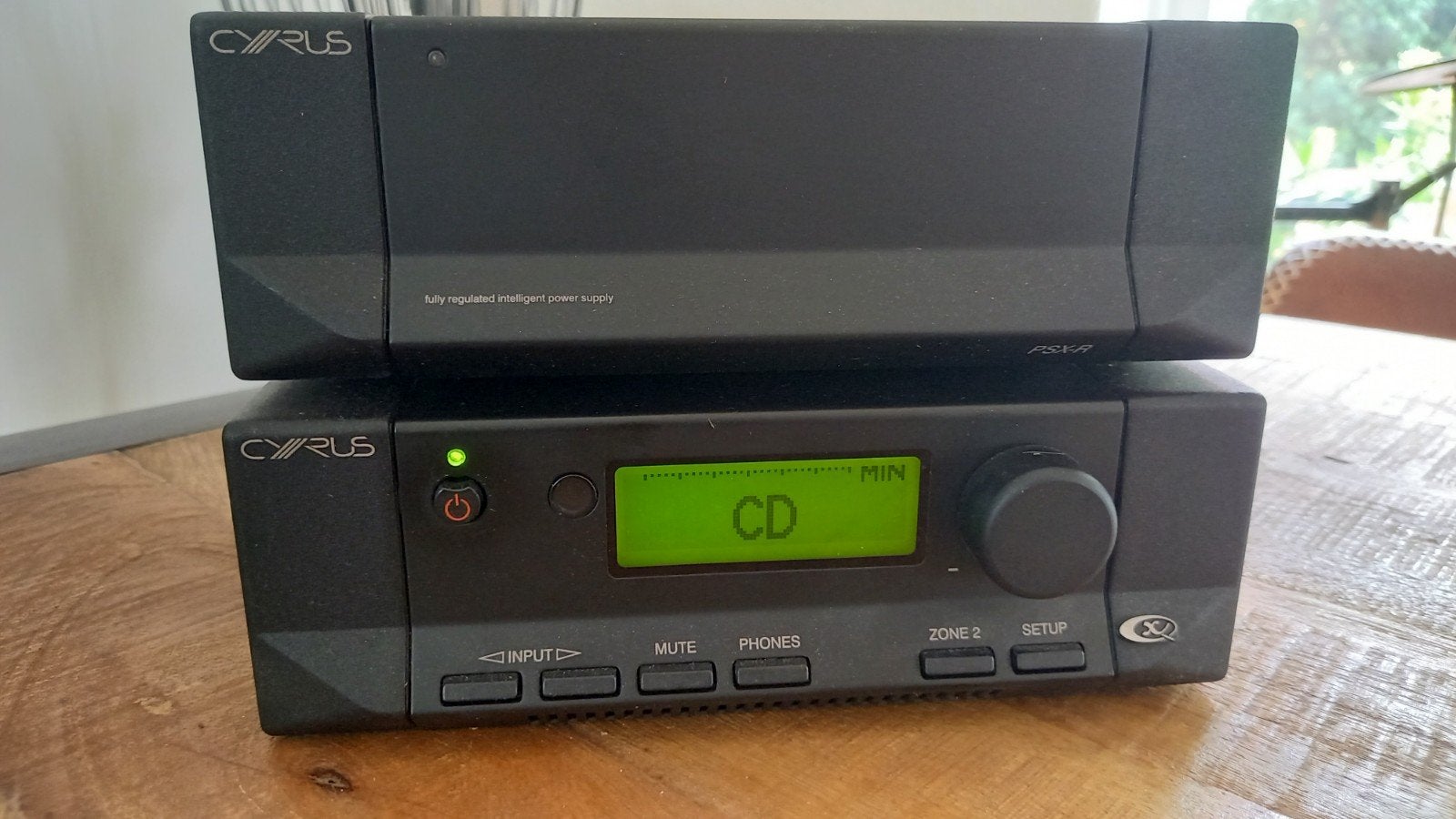 Cyrus  8 QX Dac  met Cyrus Psx-R  brushed black, Audio, Tv en Foto, Ophalen of Verzenden, Zo goed als nieuw, 60 tot 120 watt, Overige merken