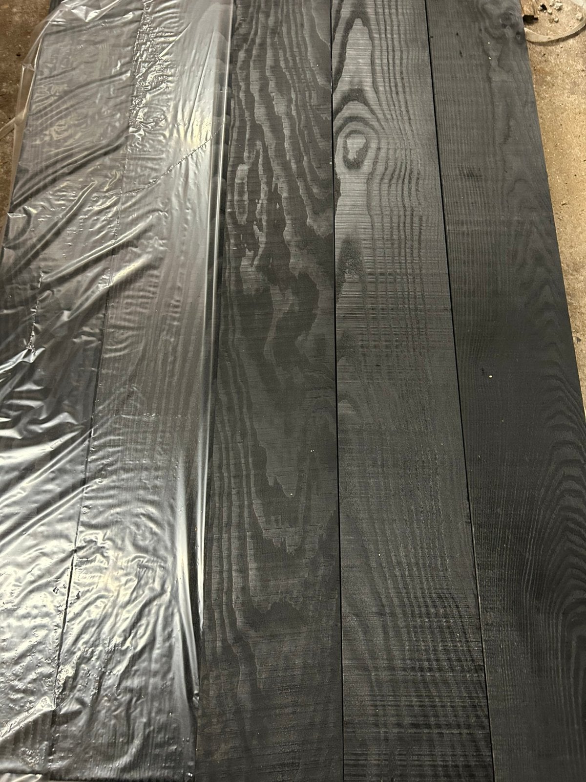 Douglas planken 22x200mm fijnbezaagd 2x zwart gecoat, Tuin en Terras, Palen, Balken en Planken, Ophalen, Nieuw, 250 cm of meer
