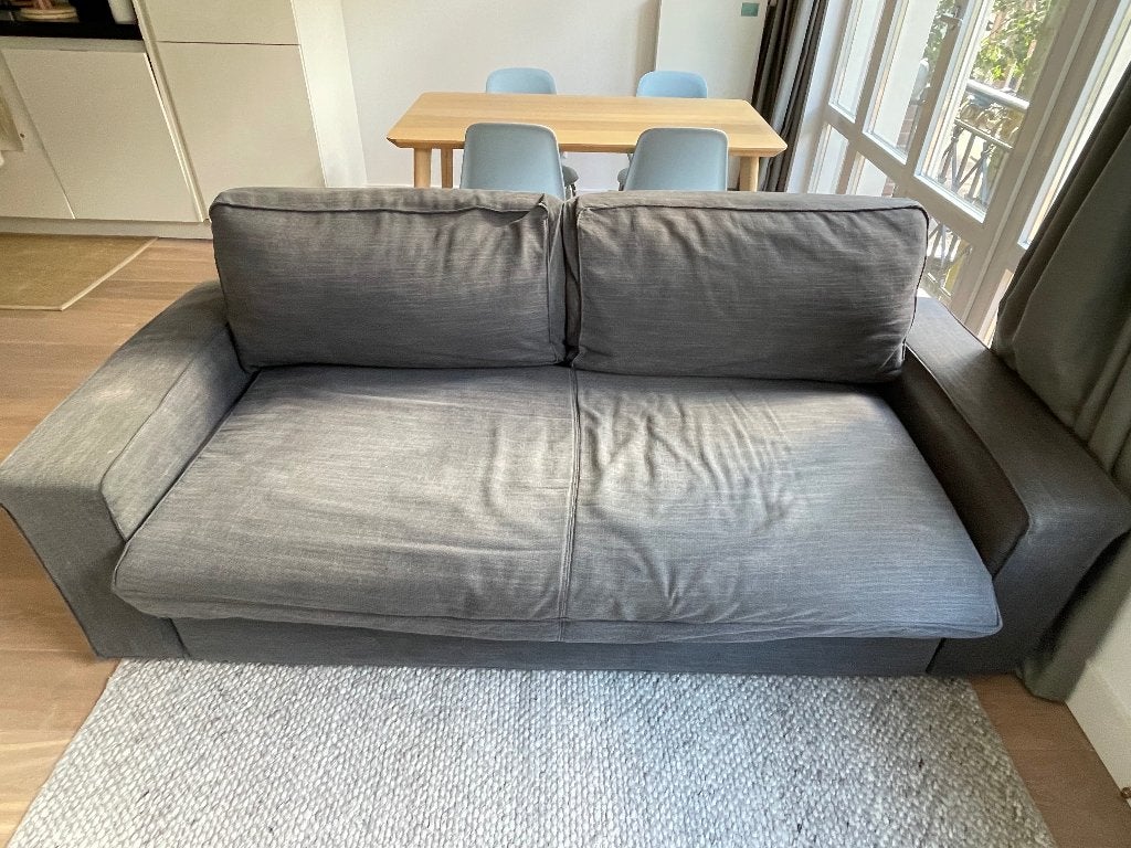 IKEA - Vilasund sofabed / 3-zits bank antraciet, Ophalen, Gebruikt, 150 tot 200 cm, Driepersoons