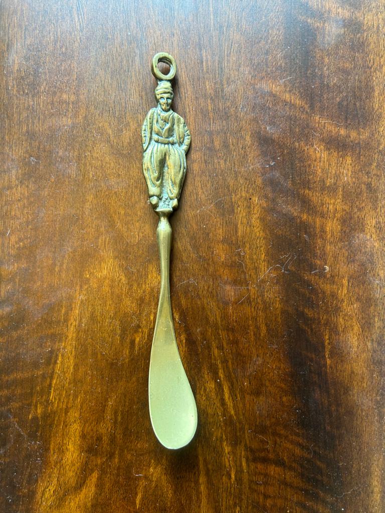 Vintage schoenlepel messing, Verzamelen, Ophalen of Verzenden
