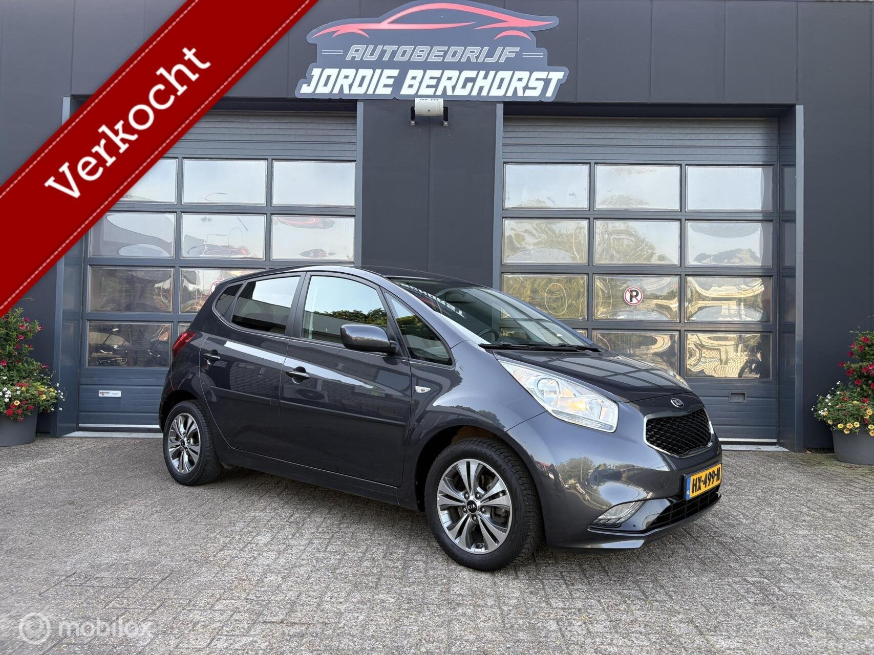 Kia Venga 1.6 CVVT DynamicPLusLine Automaat, Auto's, Kia, 15 km/l, Gebruikt, 4 cilinders, Parkeersensor