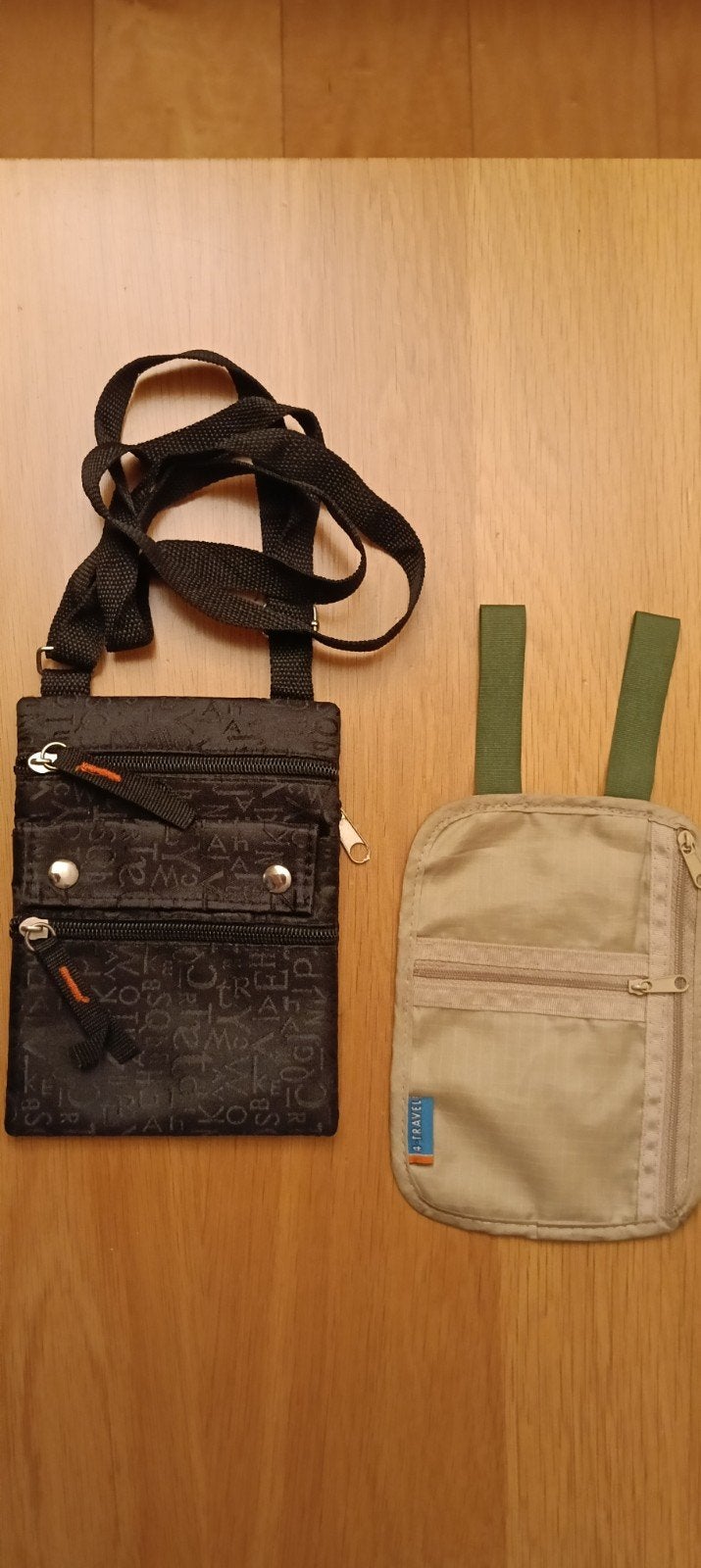 Reistasje/ travel nektasje en paspoorthoes, Ophalen of Verzenden, Zo goed als nieuw, Minder dan 20 cm, Minder dan 35 cm