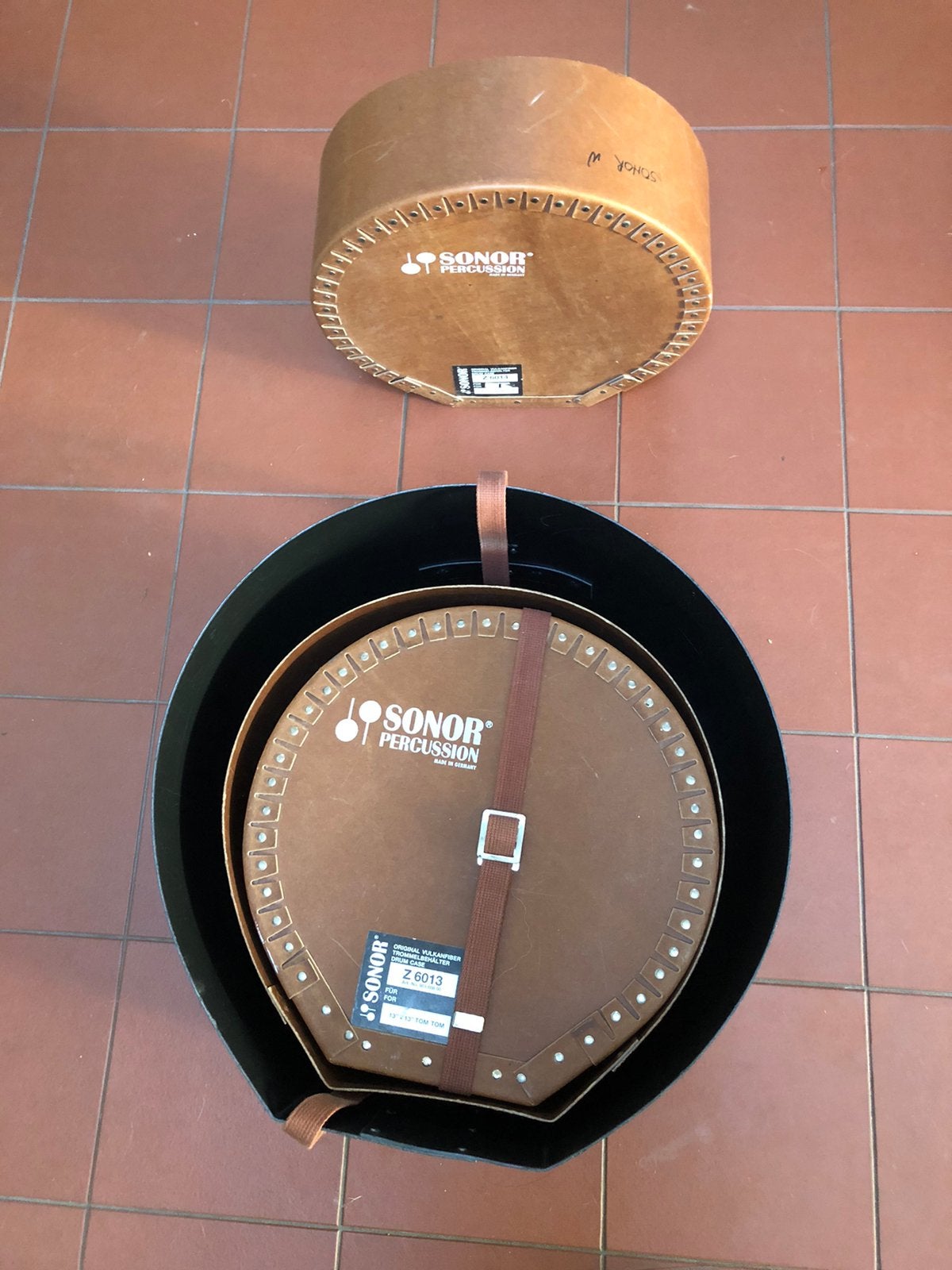 Sonor Vintage Fiber Drumkoffers, Ophalen, Gebruikt, Sonor