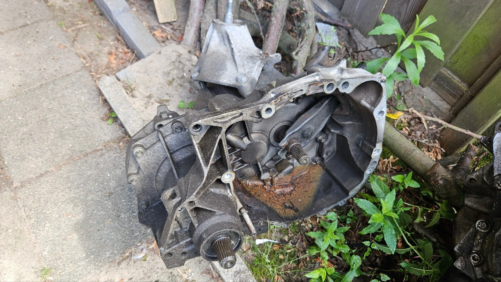 VERSNELLINGSBAK 2 STUK RENAULT TWINGO EN OPEL ASTRA 1 KOOP, Ophalen, Gebruikt, Renault