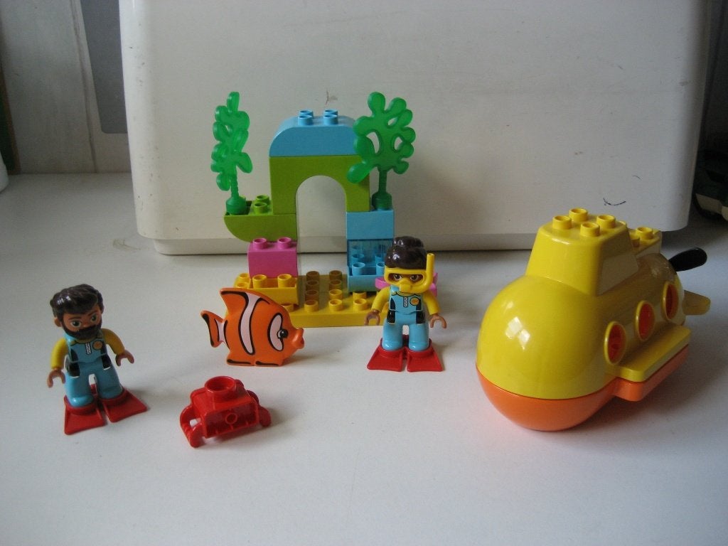 duplo duikboot 10910, Ophalen of Verzenden, Zo goed als nieuw, Duplo