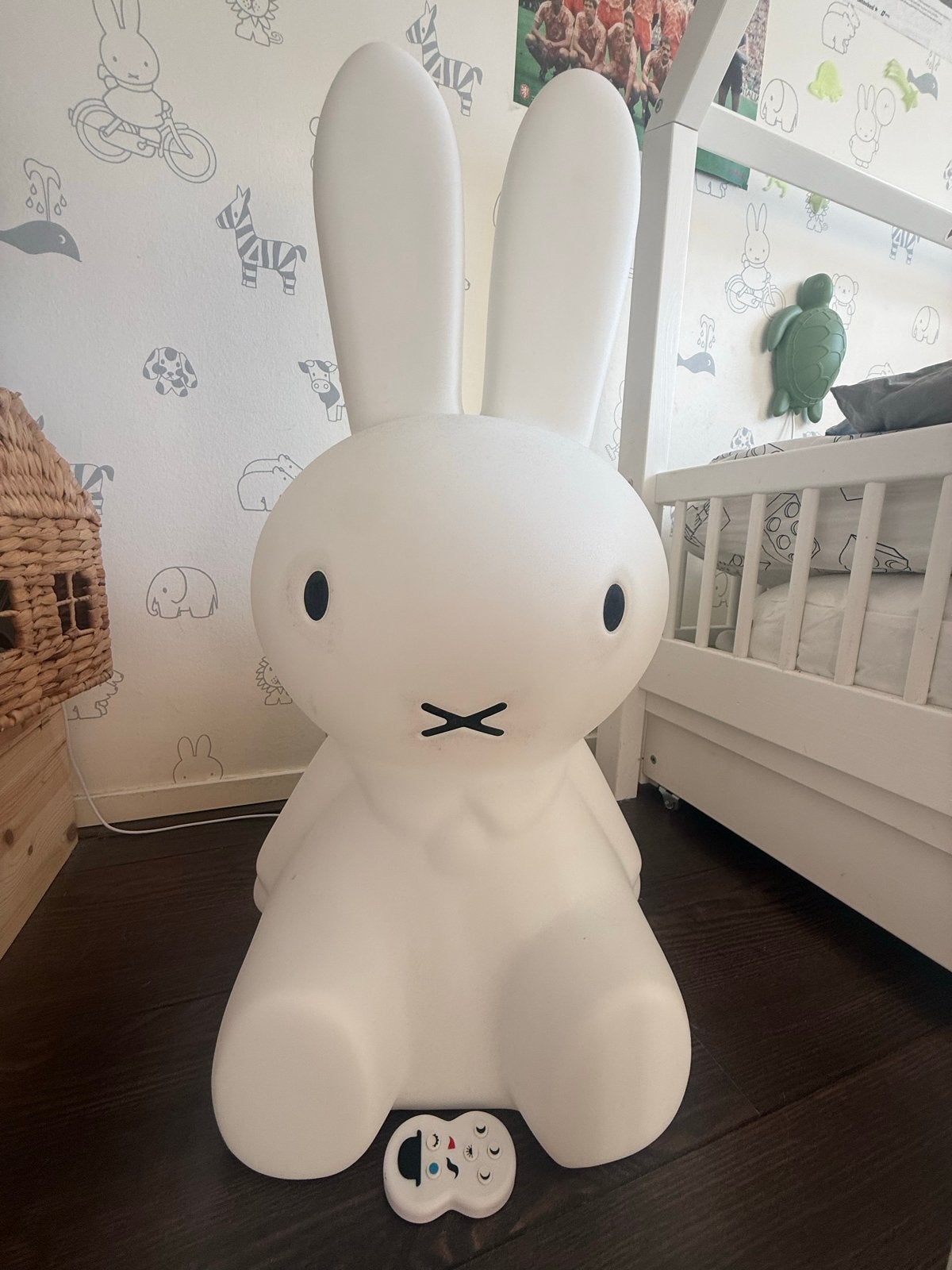 Mr Maria Nijntje Miffy XL lamp met afstandsbediening, Ophalen, Overige merken, Zo goed als nieuw, Wit