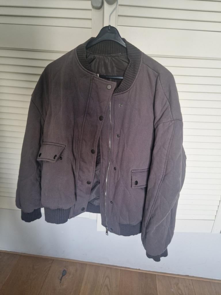 Norova oversized dames bomberjack maat XS, Ophalen of Verzenden, Nieuw, Maat 34 (XS) of kleiner, Grijs