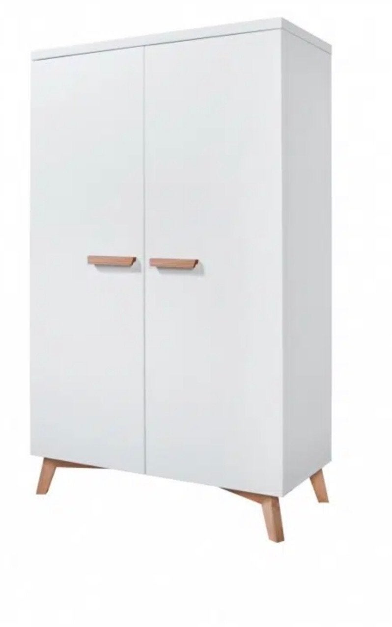 Babykamer Set: Ledikant, Commode, Wandplank, Kledingkast, Kinderen en Baby's, Kinderkamer | Complete kinderkamers, Ophalen, Zo goed als nieuw
