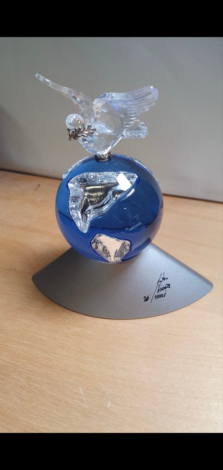 Swarovski Crystal Planet Millennium Edition uit 2000, Ophalen, Zo goed als nieuw, Figuurtje
