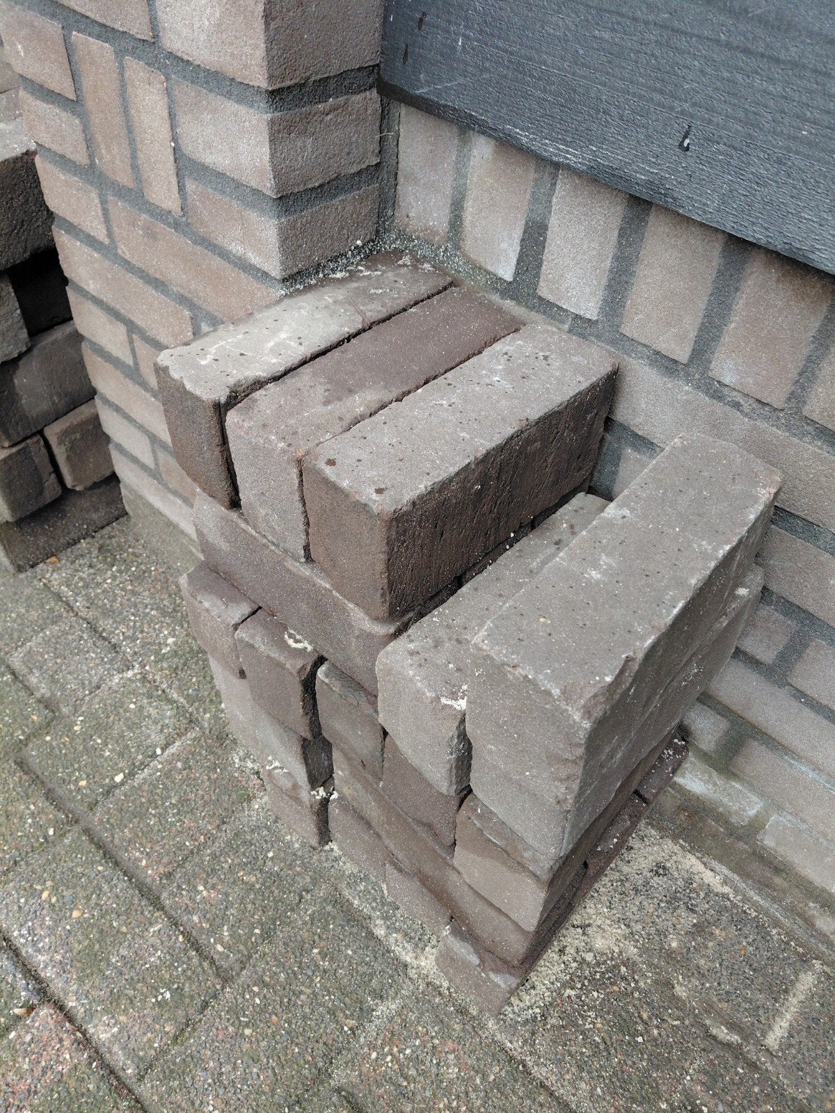 klinker gebakken rood bruin, Tuin en Terras, Ophalen, Gebruikt, Minder dan 5 m², Klinkers