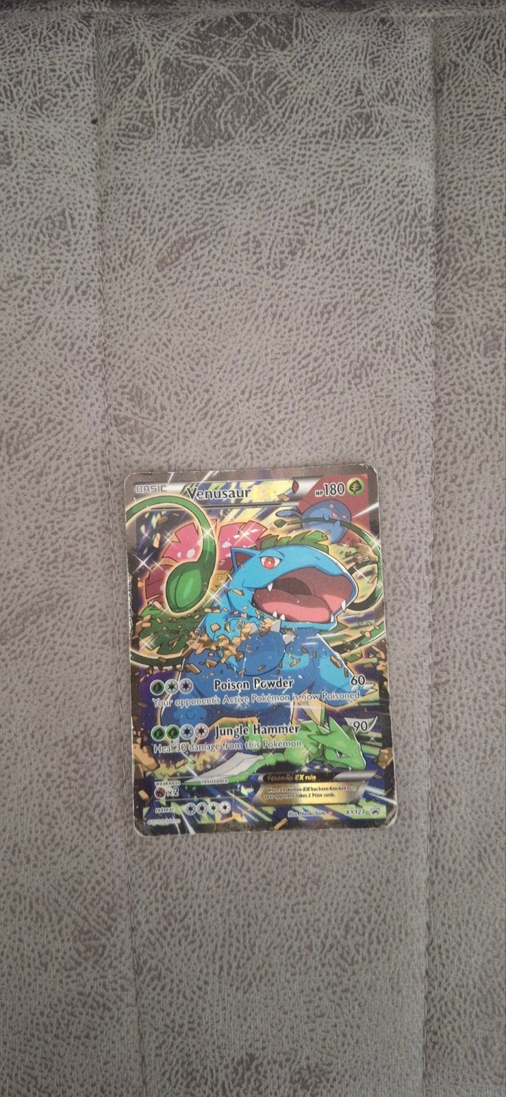 Venusaur xy123 heavily played, Hobby en Vrije tijd, Verzamelkaartspellen | Pokémon, Ophalen of Verzenden, Nieuw, Losse kaart