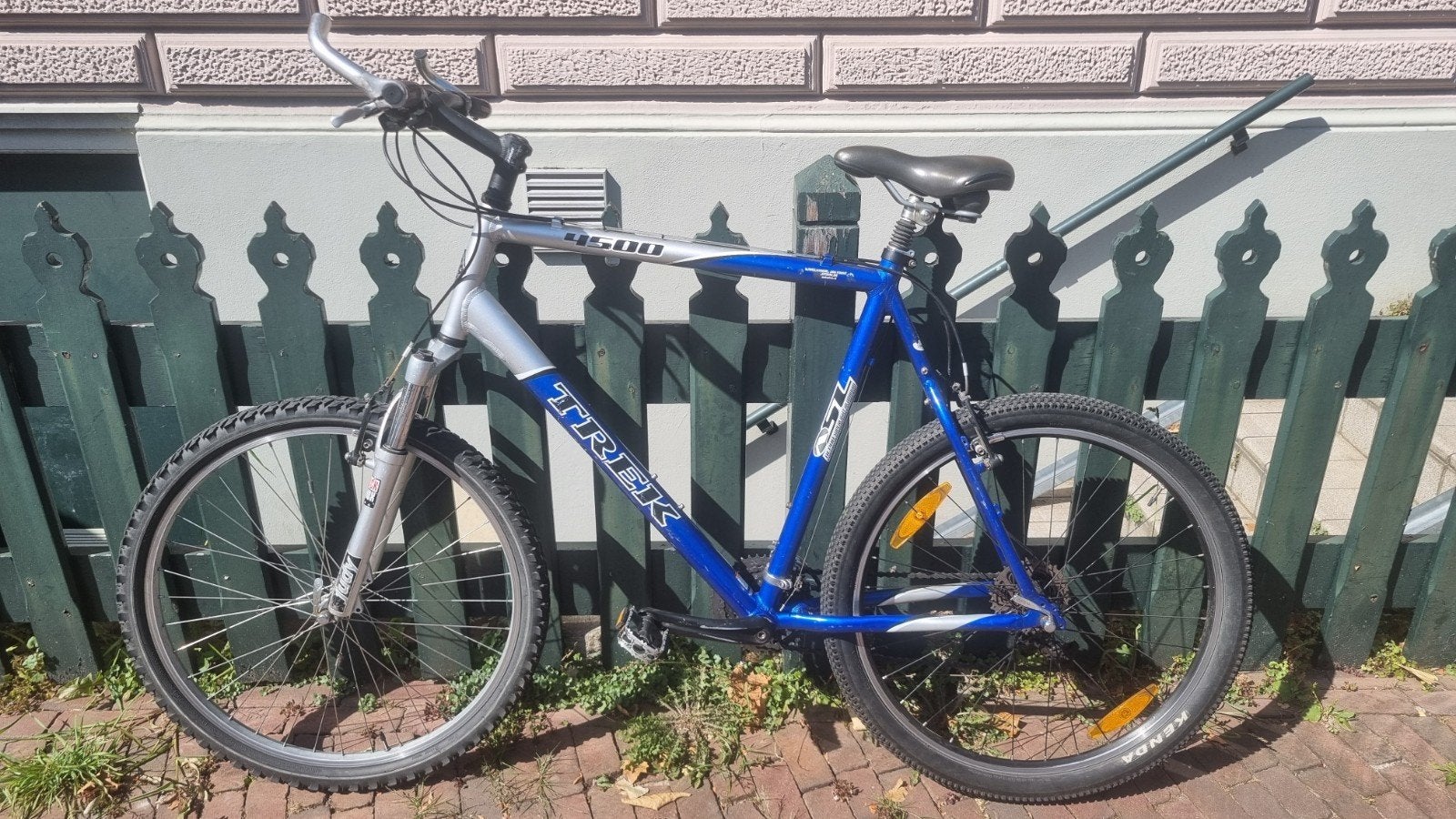 Trek 4500 Mountainbike - Blauw/Zilver - Gebruikt, Fietsen en Brommers, Ophalen, Gebruikt, Hardtail, 45 tot 49 cm