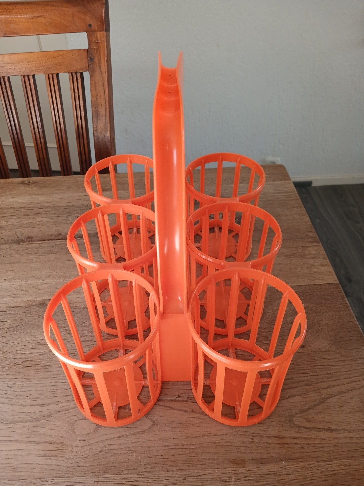 Flessen drager rek made in Holland oranje vintage retro, Huis en Inrichting, Ophalen