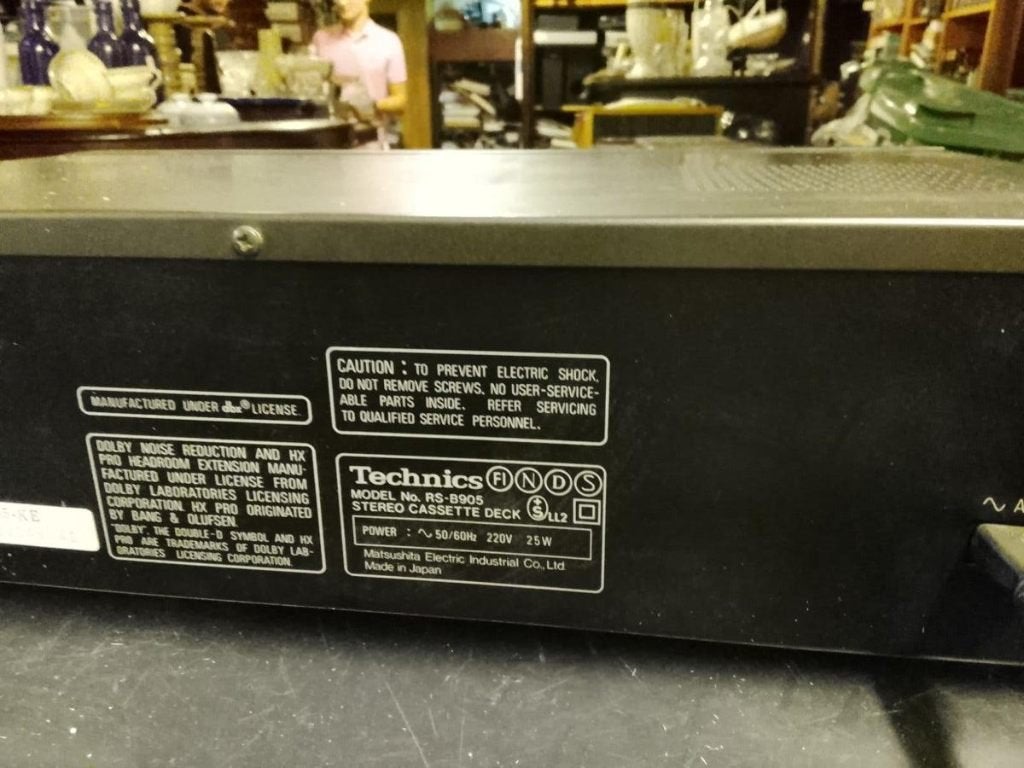 Topkwaliteit - B905 Stereo Cassettedeck - Technics RS, Ophalen, Enkel, Overige merken
